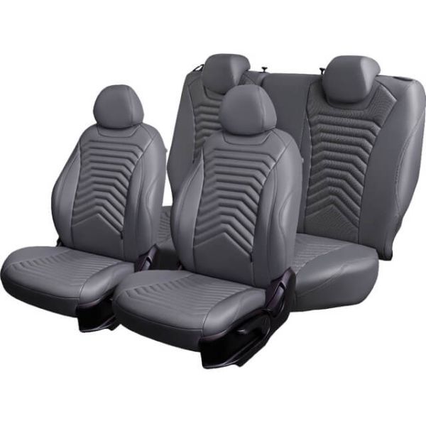 Чехлы Премиум Экокожа Байрон Президент|Жук на Chevrolet Rezzo (2004-2008)