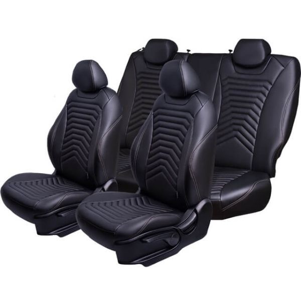 Чехлы Премиум Экокожа Байрон Президент|Жук на Chevrolet Rezzo (2004-2008)